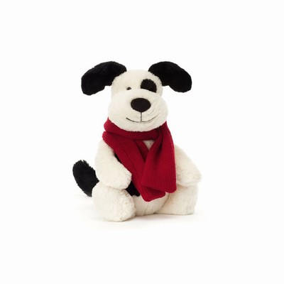 Jellycat Bashful Winter Dog New Zealand | ACOIT6379